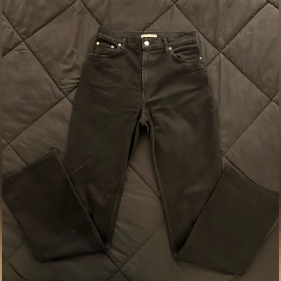 Helmut Lang Black Flare Jeans - Picture 1 of 3
